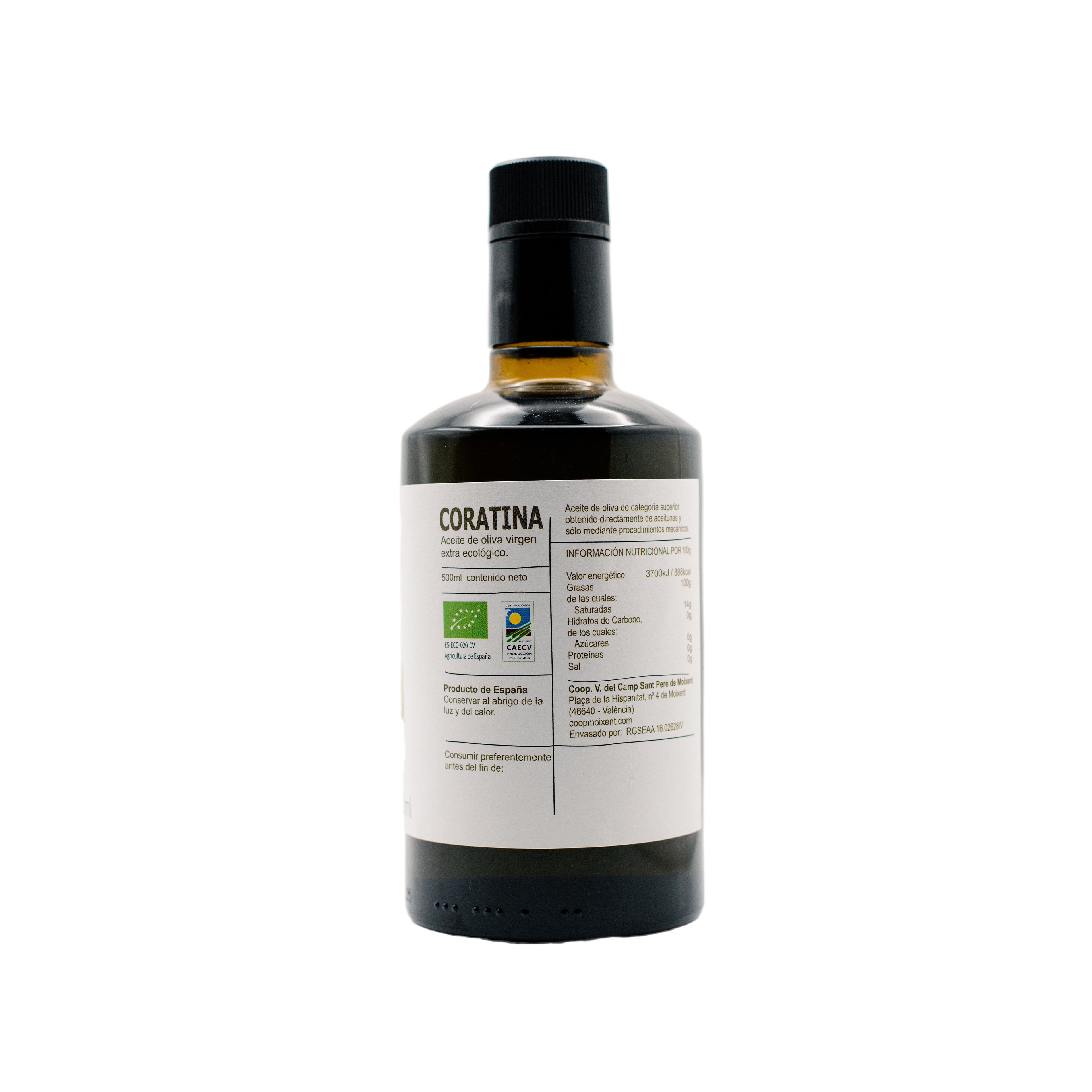 Pagos del Guerrer 100% Coratina AOVE premium Cooperativa Sant Pere Moixent